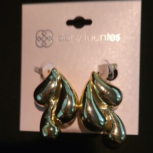 Daisy Fuentes Metallic Teardrop Earrings